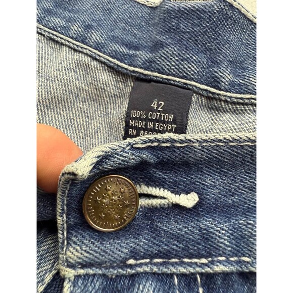 Vintage Sean John Y2K Baggy Skater Denim Jean Carpenter Shorts Men’s Size 42 - Picture 3 of 5